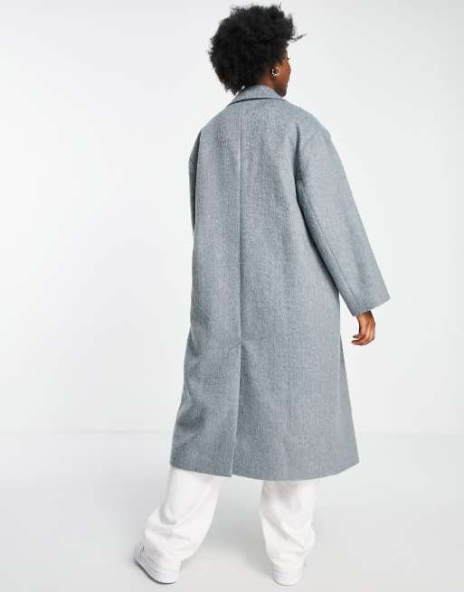 Asos hot sale blue coat