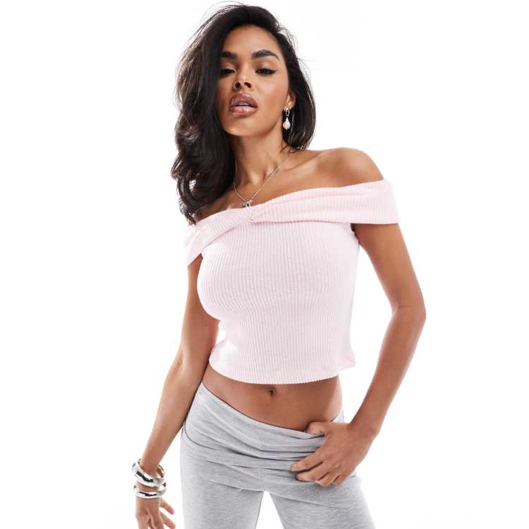 トップス DIANTE FLAP OFF SHOULDER CROPPED KNIT Flap off shoulder cropped knit | DIANTÉ (ディアンテ)公式通販
