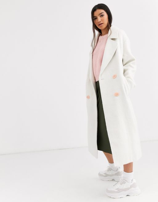 White on sale coat asos