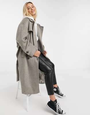 Trench 2024 gris femme