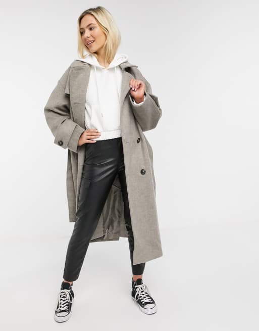 Grey coat outlet asos