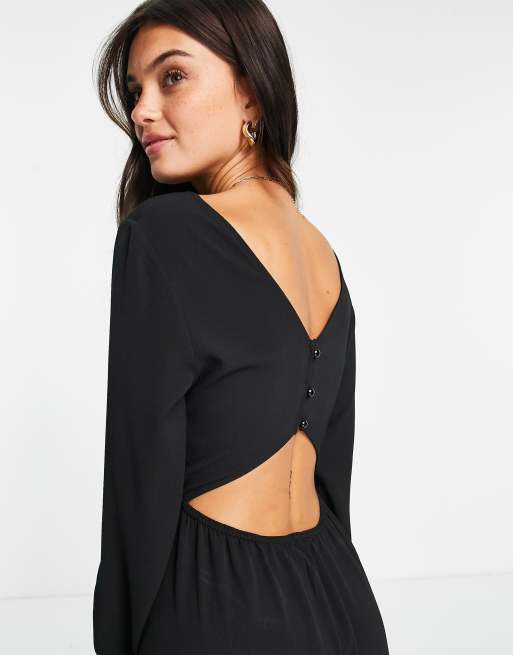 Asos long hot sale sleeve jumpsuit