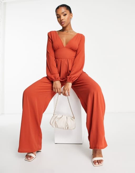 Asos sales rust jumpsuit