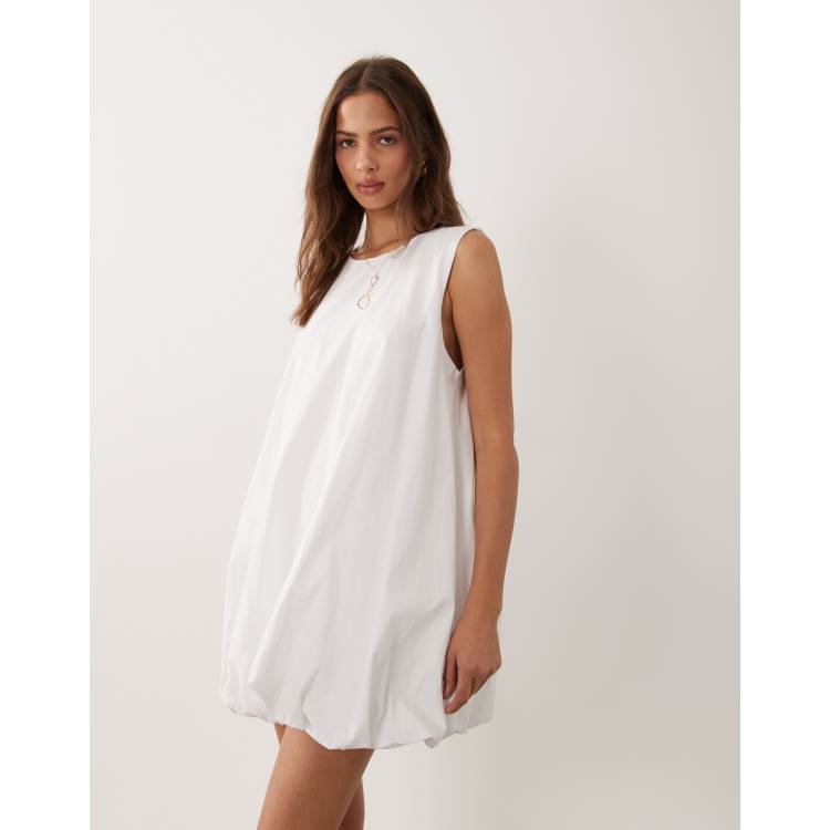 asos bubble mini dress ASOS Design - Square Neck Bubble Mini Dress - Women - Polyester/Lyocell - 10 US