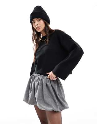ミストレアス　Hem Race Mini Skirt 【Dark gray】 ミストレアスHem Race Mini Skirt 【Dark gray】