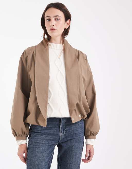 ASOS DESIGN bubble hem shawl jacket, 2 of 4