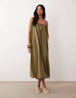 Asos Design Bubble Maxi Dress In Multi