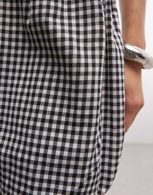 ASOS DESIGN bubble shorts in gingham, 4 of 5