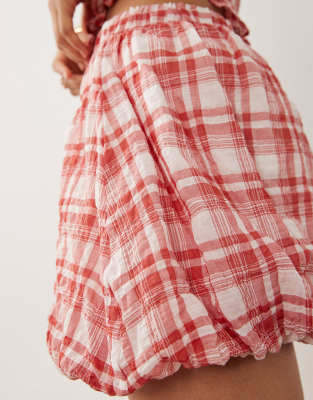 Asos Design Bubble Skirt In Multi