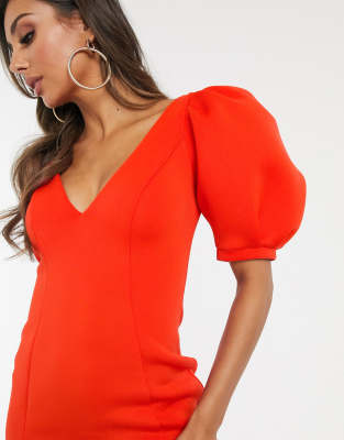 asos bubble sleeve dress
