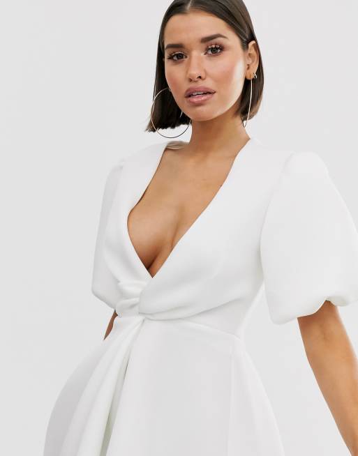 Asos bubble shop sleeve dress