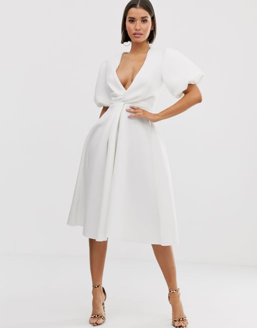 Asos bubble sales sleeve dress