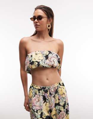 Asos Design Bubble Top In Multi