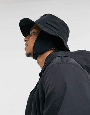 stone island baseball cap black