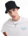 [ASOS DESIGN] ASOS DESIGN bucket hat in black M-L BLACK