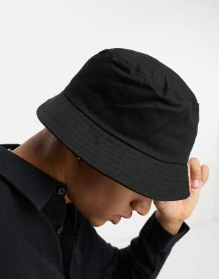 Black mens bucket store hat