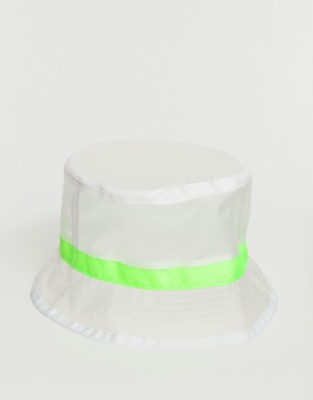 clear bucket hat