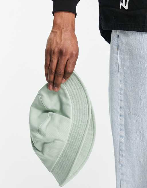 ASOS DESIGN - Bucket hat van katoen in saliegroen, 4 van 4