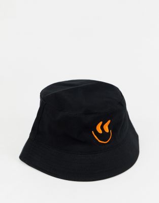 orange googly eye bucket hat