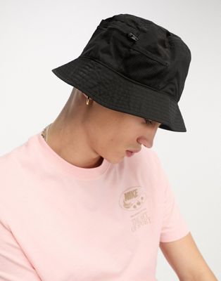 ASOS DESIGN bucket hat with tech details in black - ASOS Price Checker