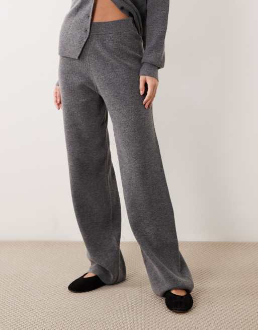 ASOS DESIGN bukser med lige ben i kulgrå, 3 af 5