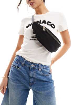 ASOS DESIGN bum bag in black