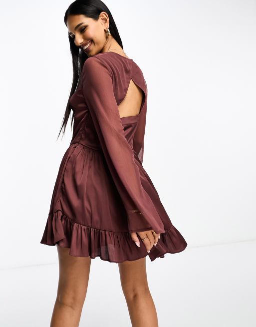 Plum hotsell skater dress