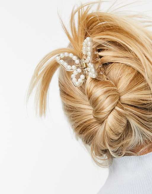 PEARL HAIR CLAW BUTTERFLY PEARL HAIR CLAW BUTTERFLY