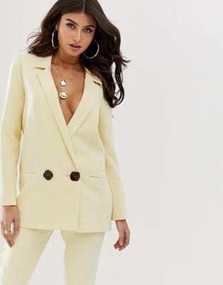 ASOS DESIGN buttermilk suit blazer | ASOS