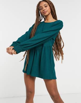 asos green playsuit