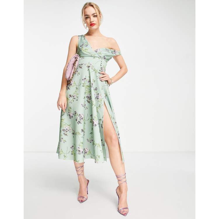 Asos midi prom dress best sale