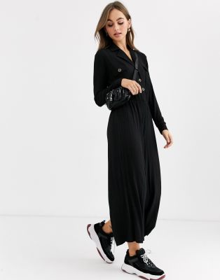 long sleeve shirt jumpsuit