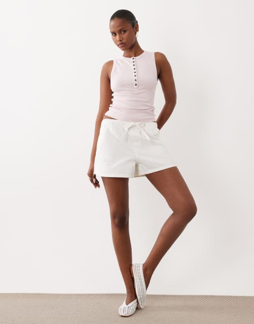 ASOS DESIGN button detail sleeveless tank top in light pink, 2 of 4