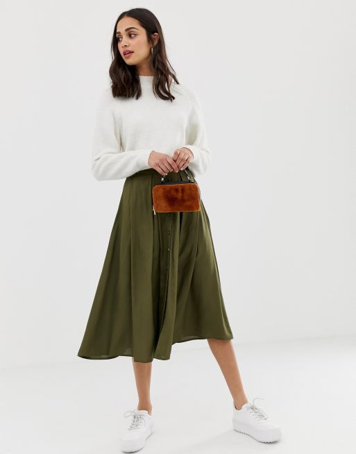 Asos floaty 2025 midi skirt