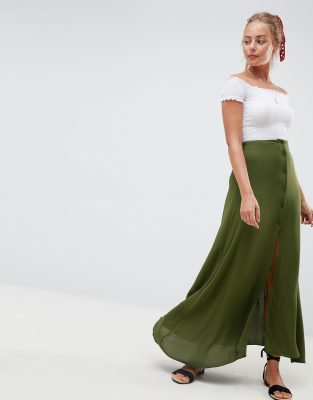 asos maxi skirt