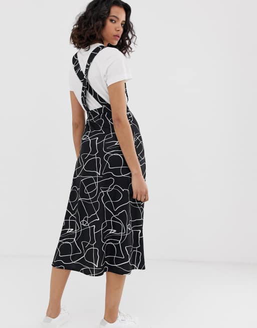 asos pinafore skirt