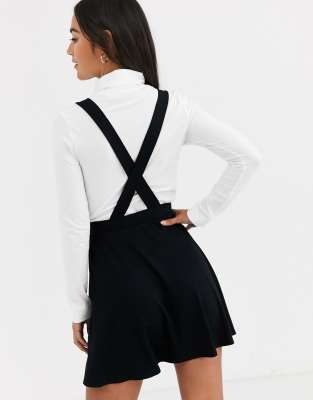 asos button front skirt
