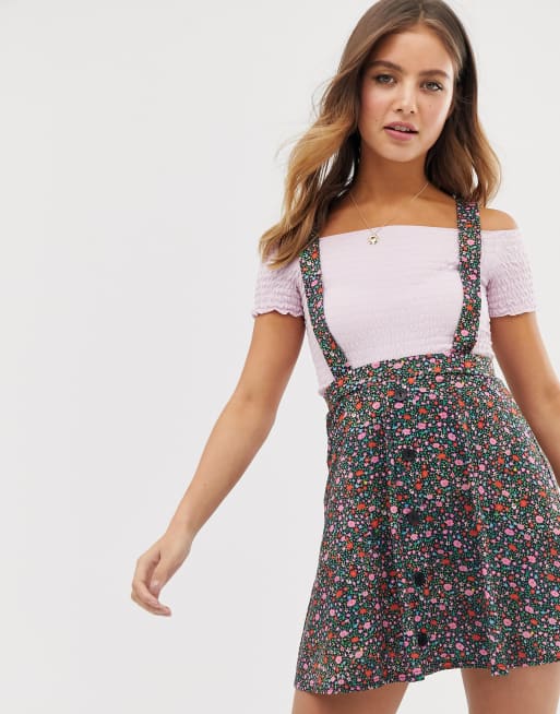 asos pinafore skirt