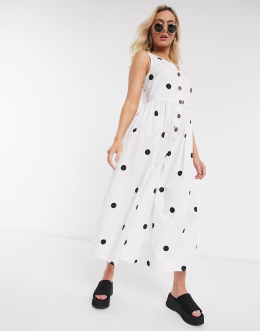 Asos black and store white jumpsuit