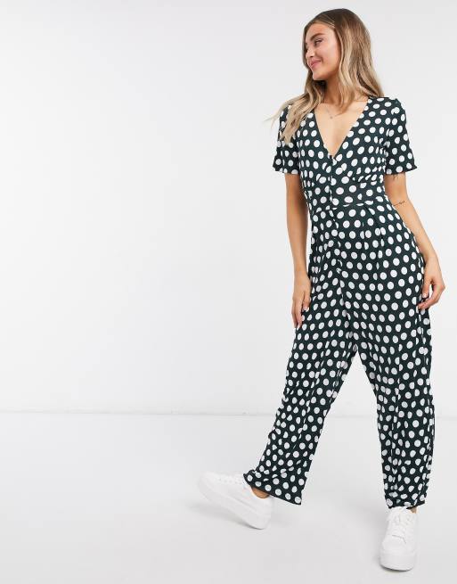 Polka dot best sale jumpsuit asos