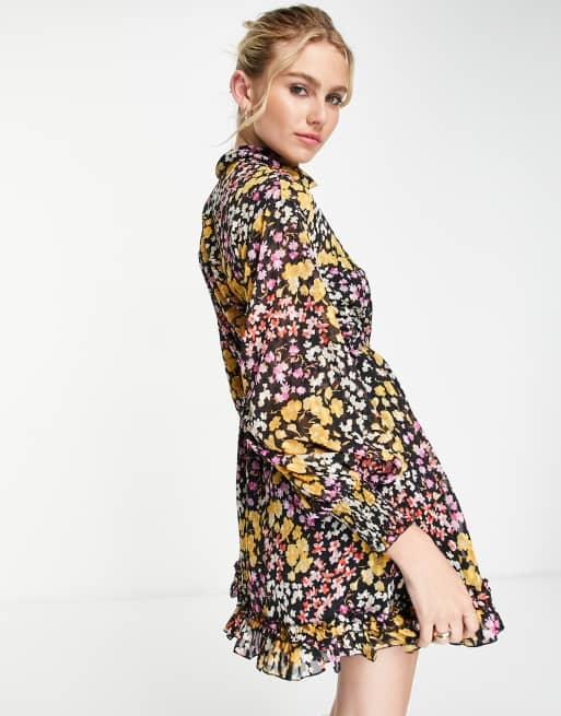 Asos floral cheap skater dress