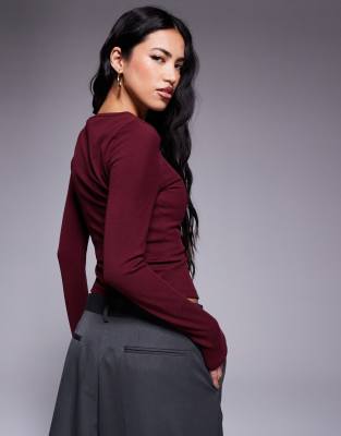 ASOS DESIGN BUTTON THROUGH CARDIGAN 