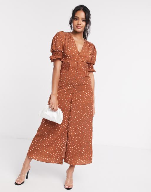 asos dresses polka dot