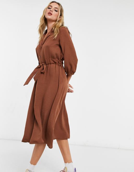 Button through sales shirt dress