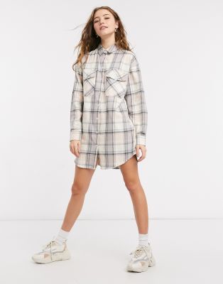 asos button down dress