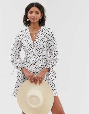 spotty dress asos