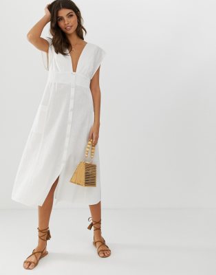 asos open back dress