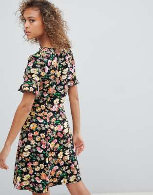 button through summer dress