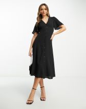 Asos design best sale tux midi dress