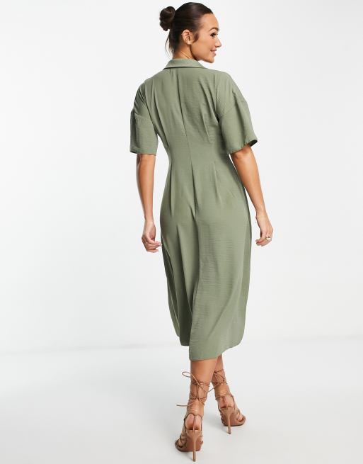 Asos khaki outlet dress